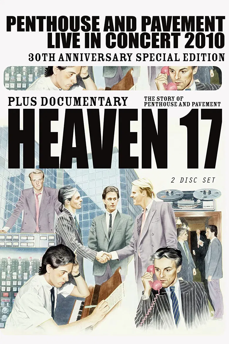Heaven 17: Penthouse and Pavement - Live in Concert 2010 poster background