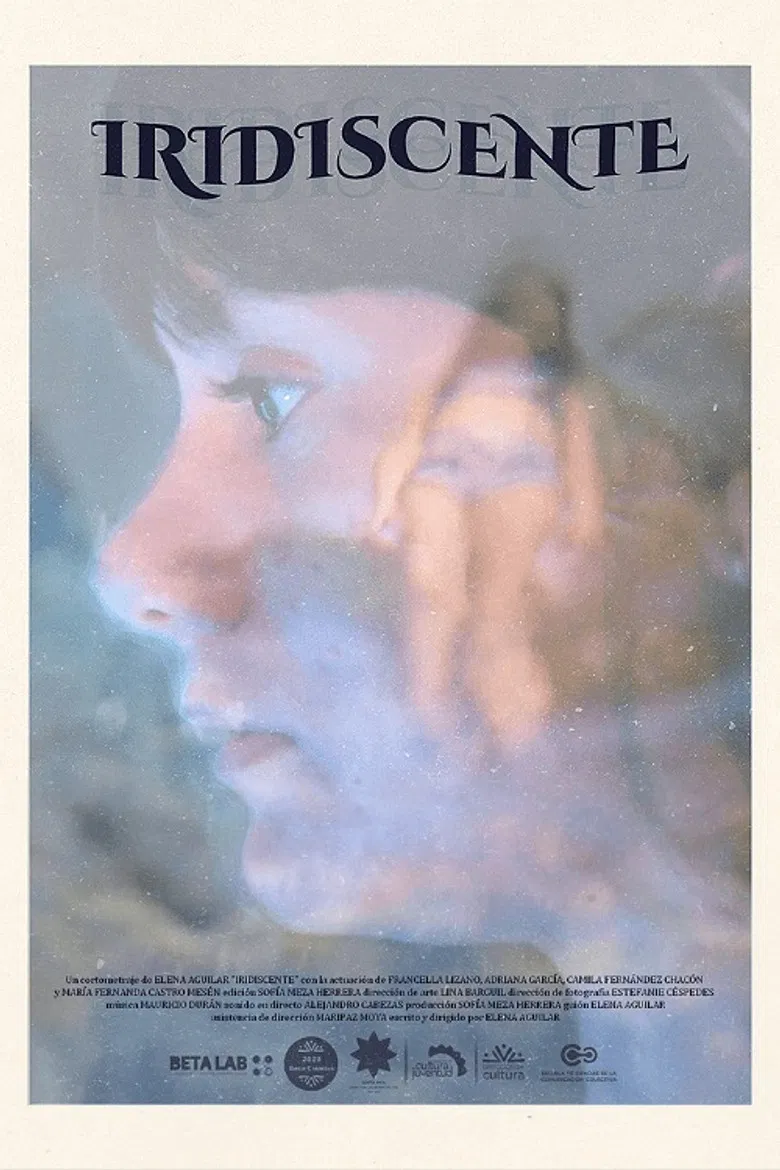 Iridescent poster background