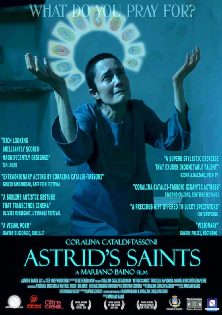 Astrid's Saints poster background