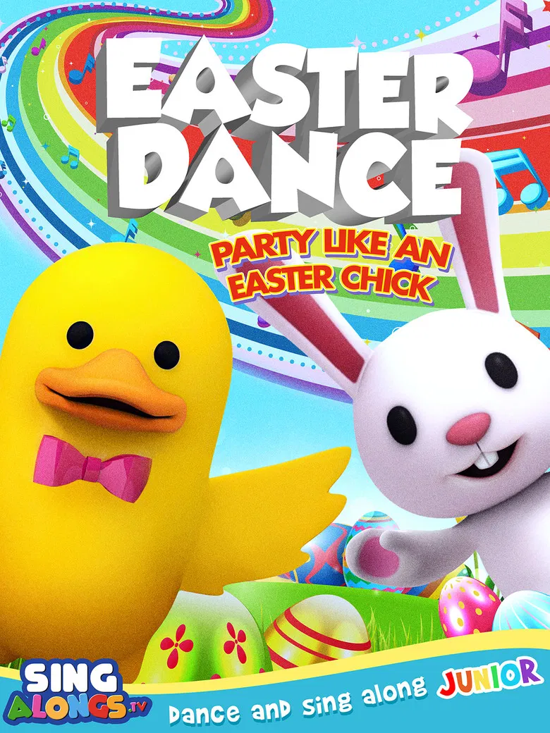 Easter Dance: Party Like An Easter Chick poster background