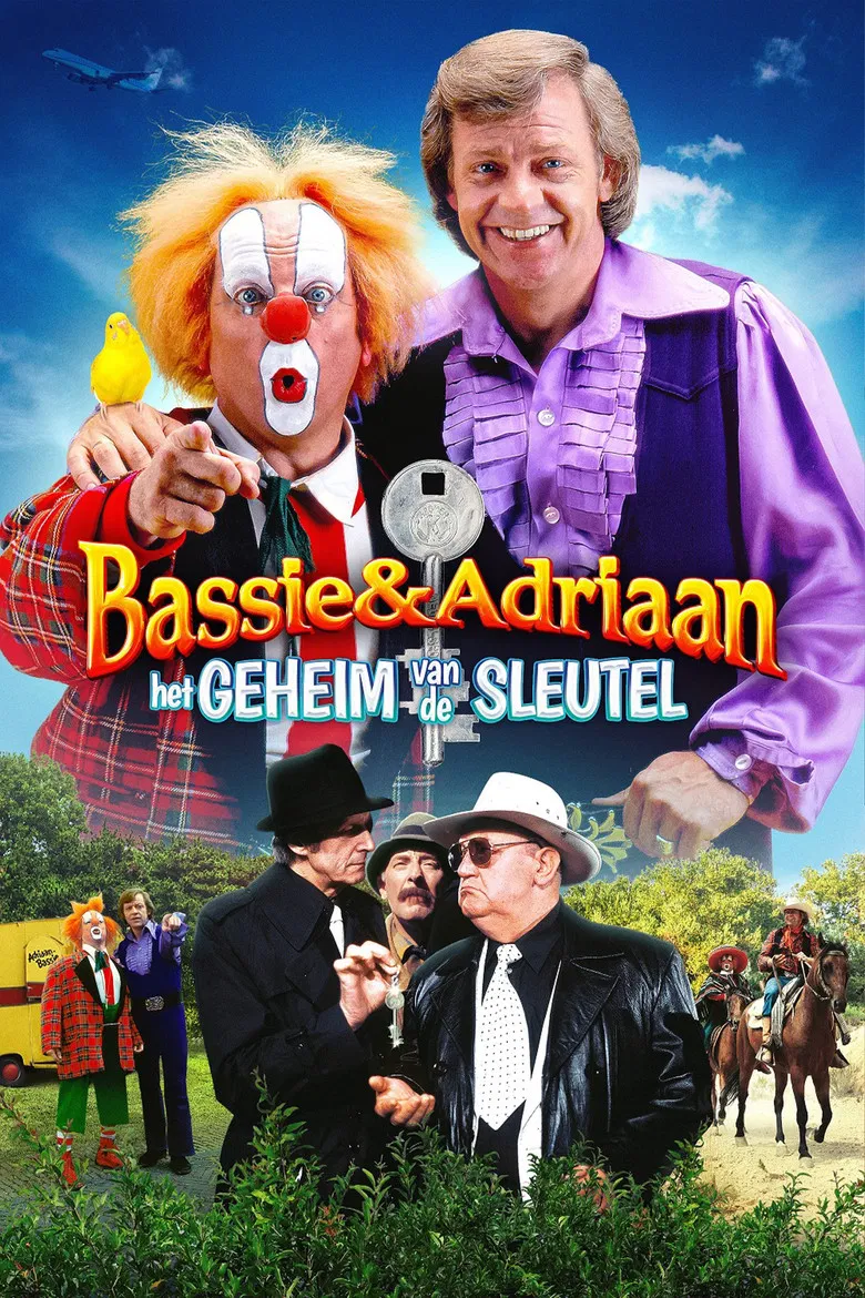 Bassie & Adriaan: The Secret of the Key poster background
