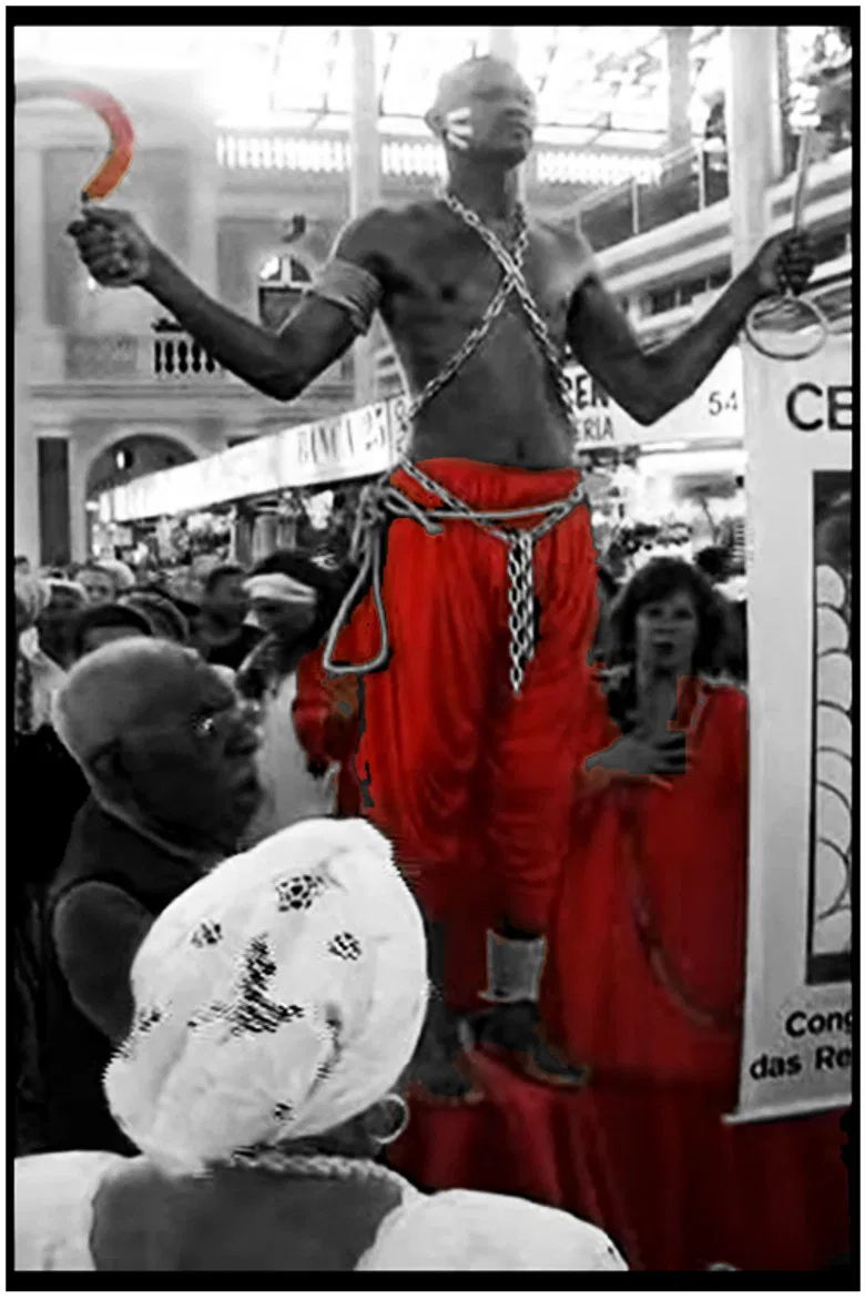 A Tradição do Bará do Mercado Público poster background