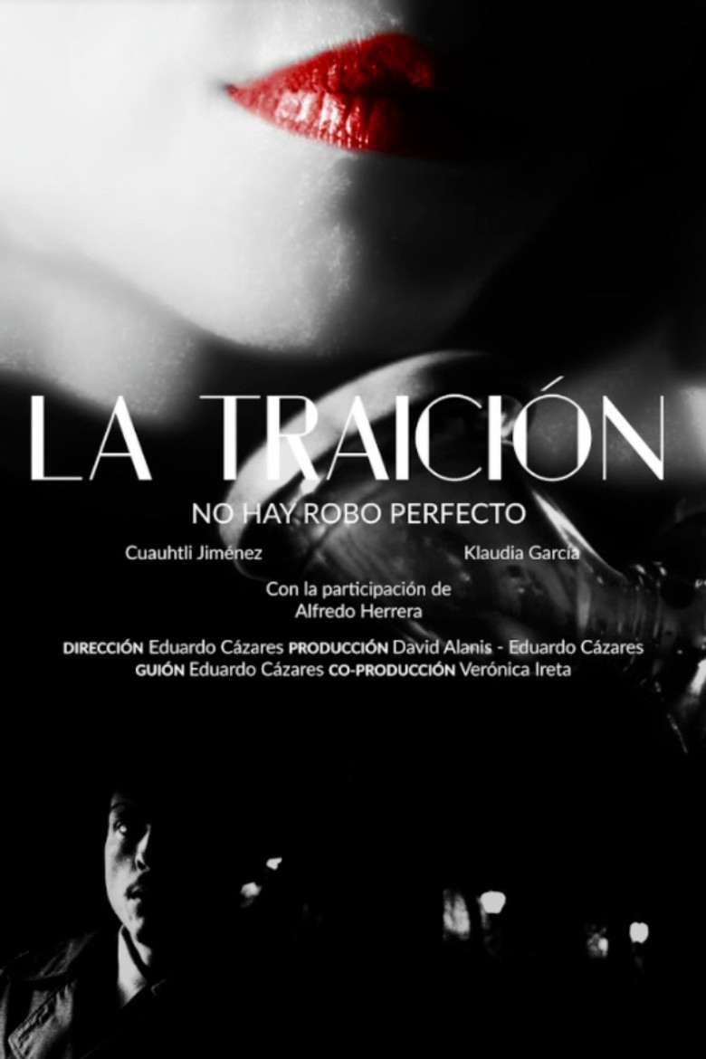La Traición poster background