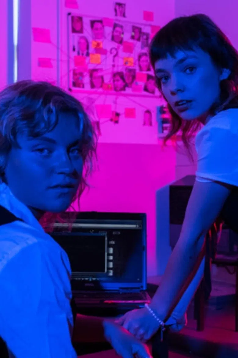 Girl Coded poster background