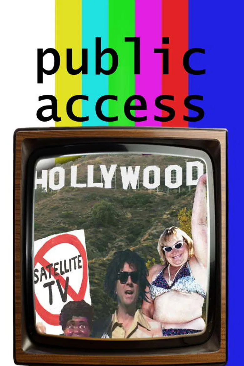 Public Access Hollywood poster background