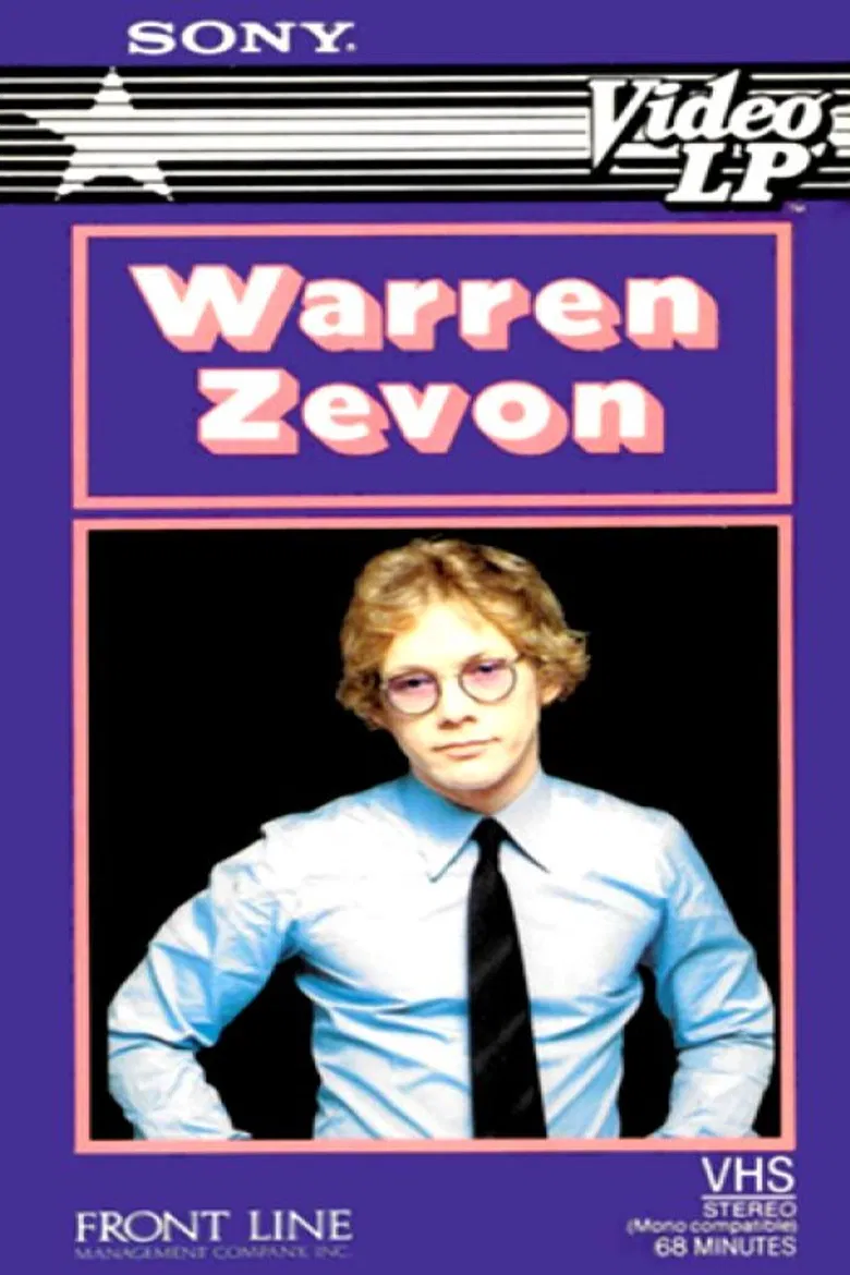 Warren Zevon: Live on MTV poster background