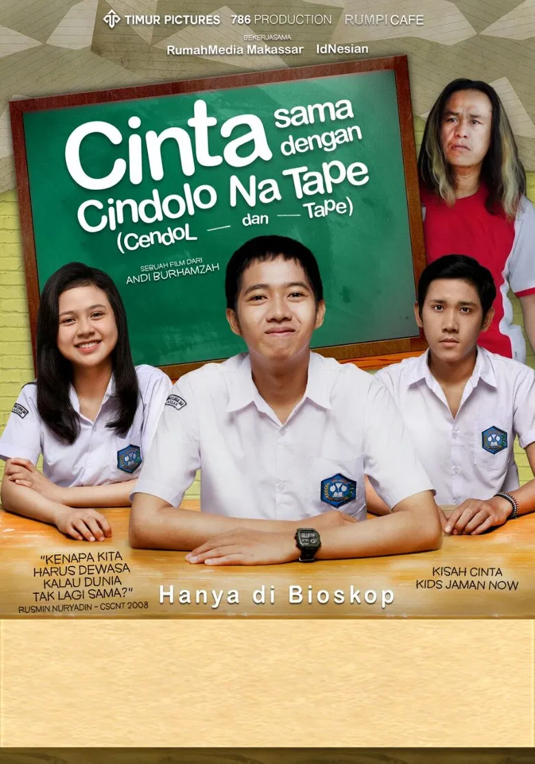Cinta sama dengan Cindolo na Tape poster background