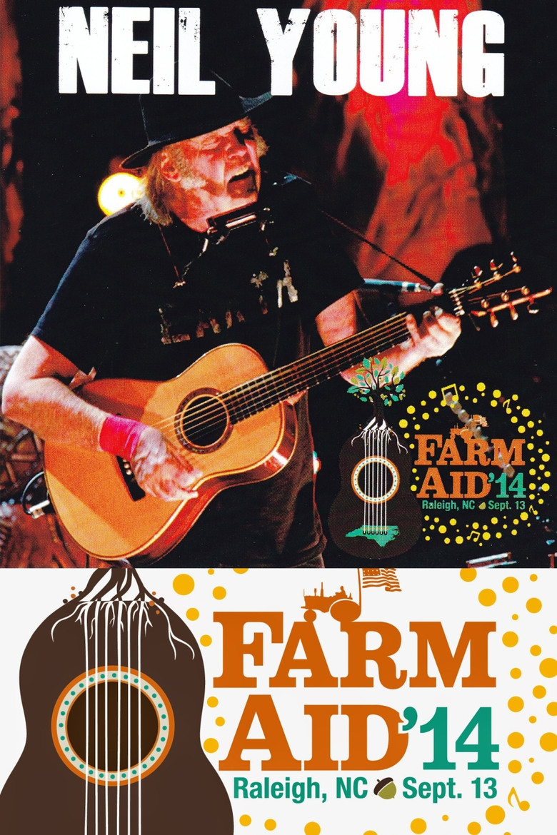 Neil Young - Live at Farm Aid 2014 poster background