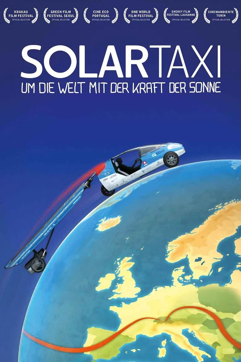 Solartaxi: Around the World with the Sun poster background