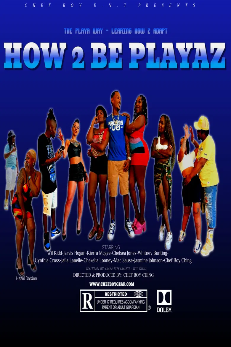 How 2 Be Playaz poster background