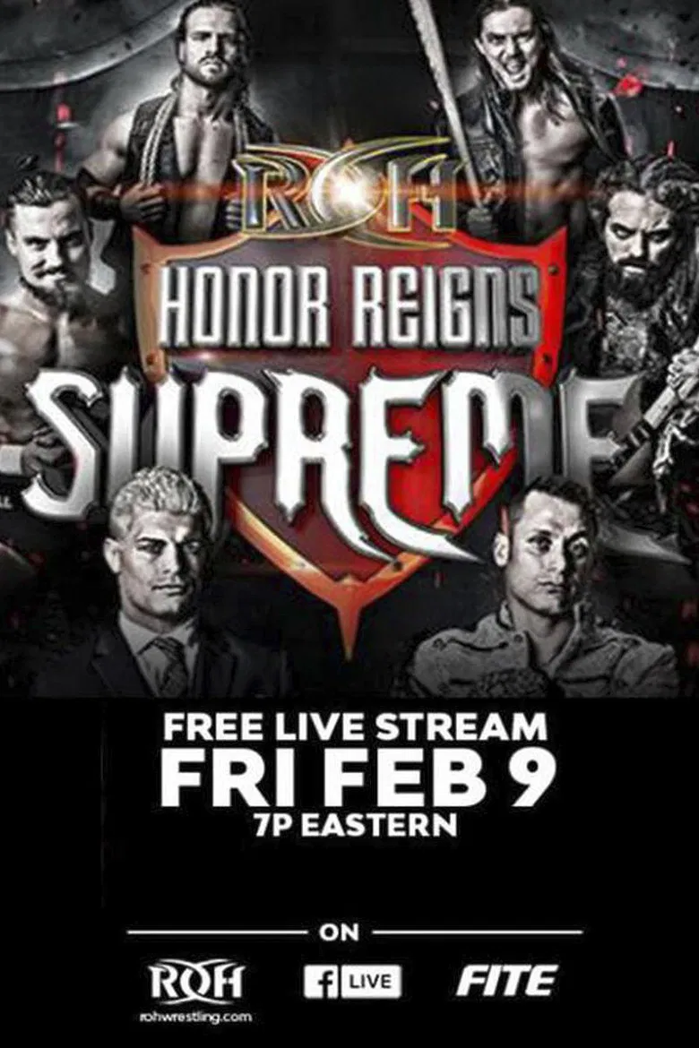 ROH: Honor Reigns Supreme poster background