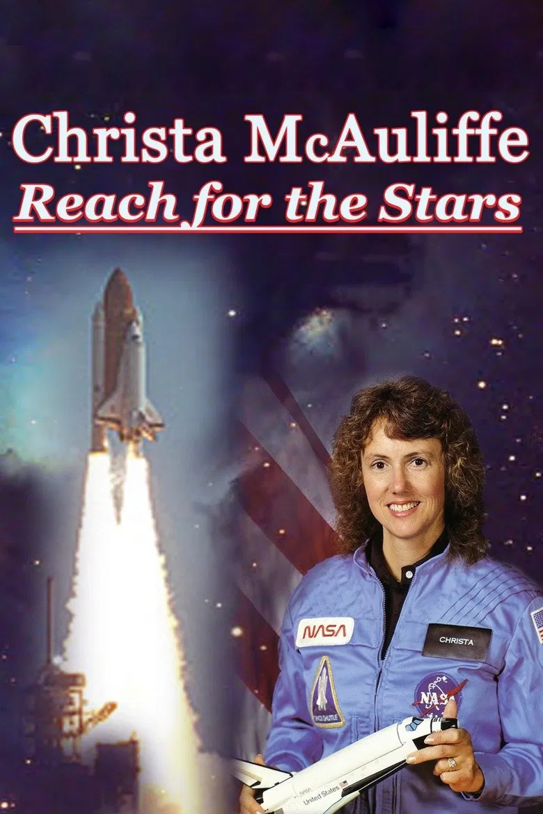 Christa McAuliffe: Reach for the Stars poster background