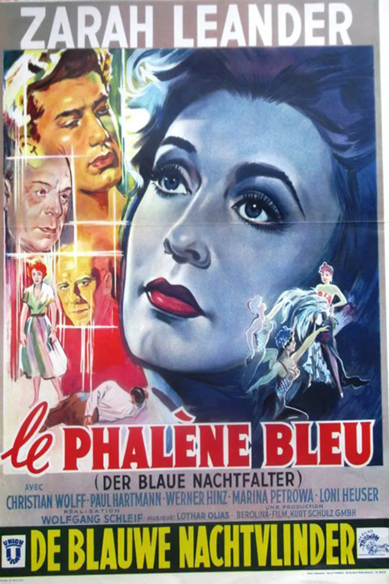 The Blue Moth poster background