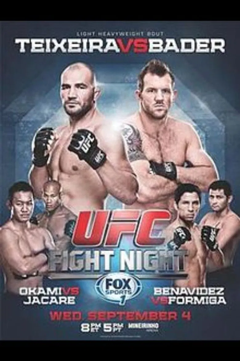 UFC Fight Night 28: Teixeira vs. Bader poster background