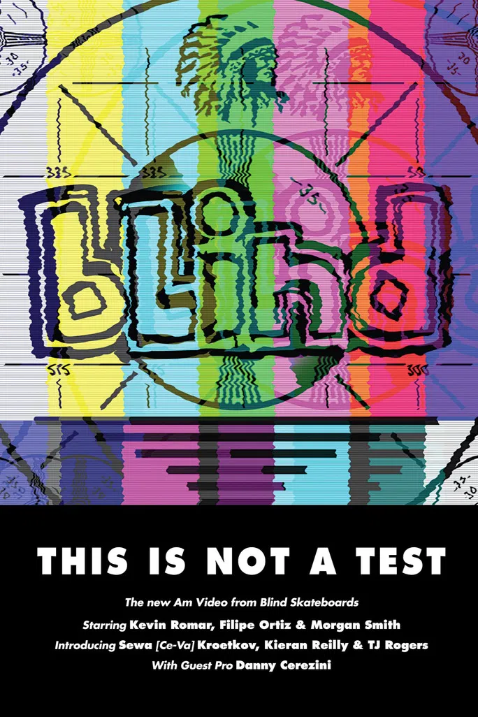 Blind - This Is Not a Test poster background