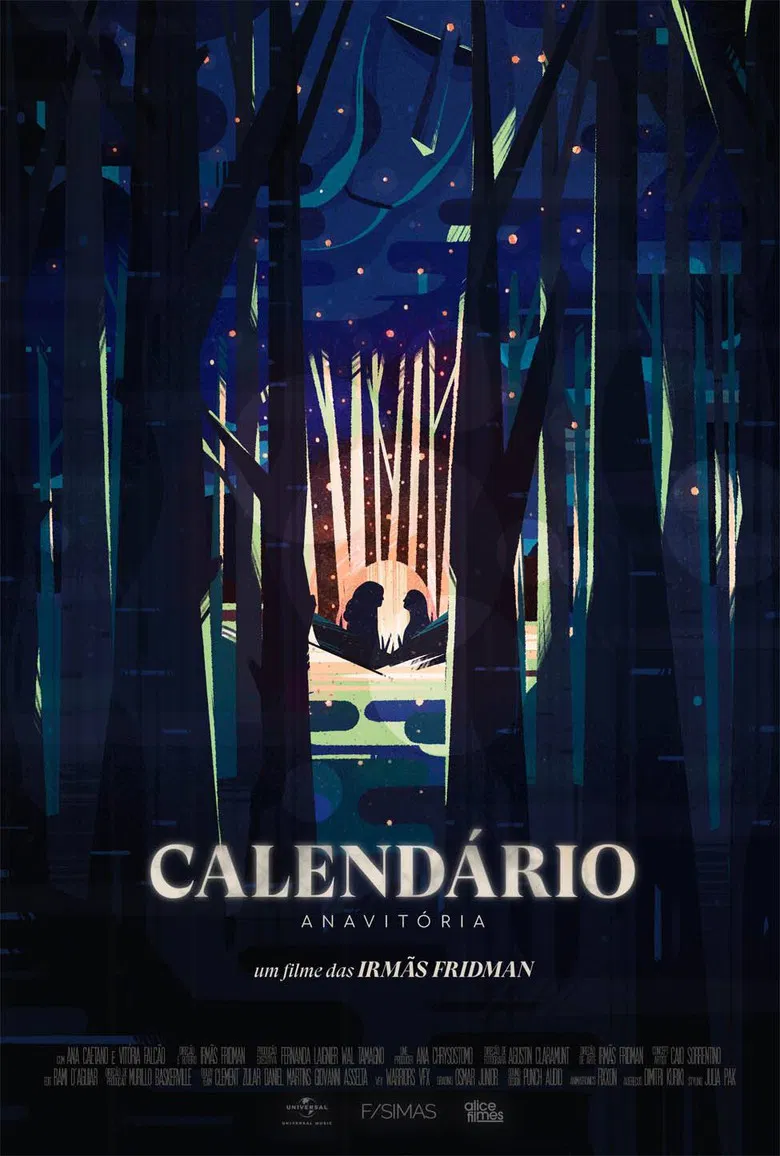 Calendário poster background