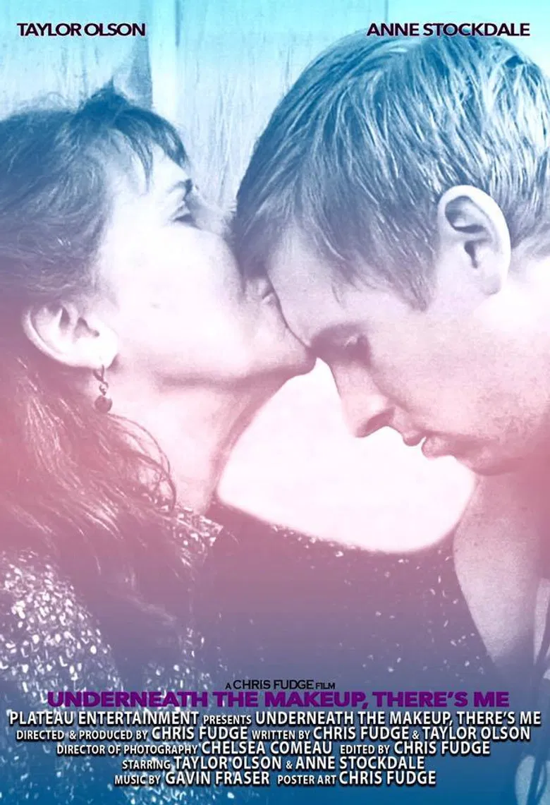 Underneath the Makeup, There's Me poster background