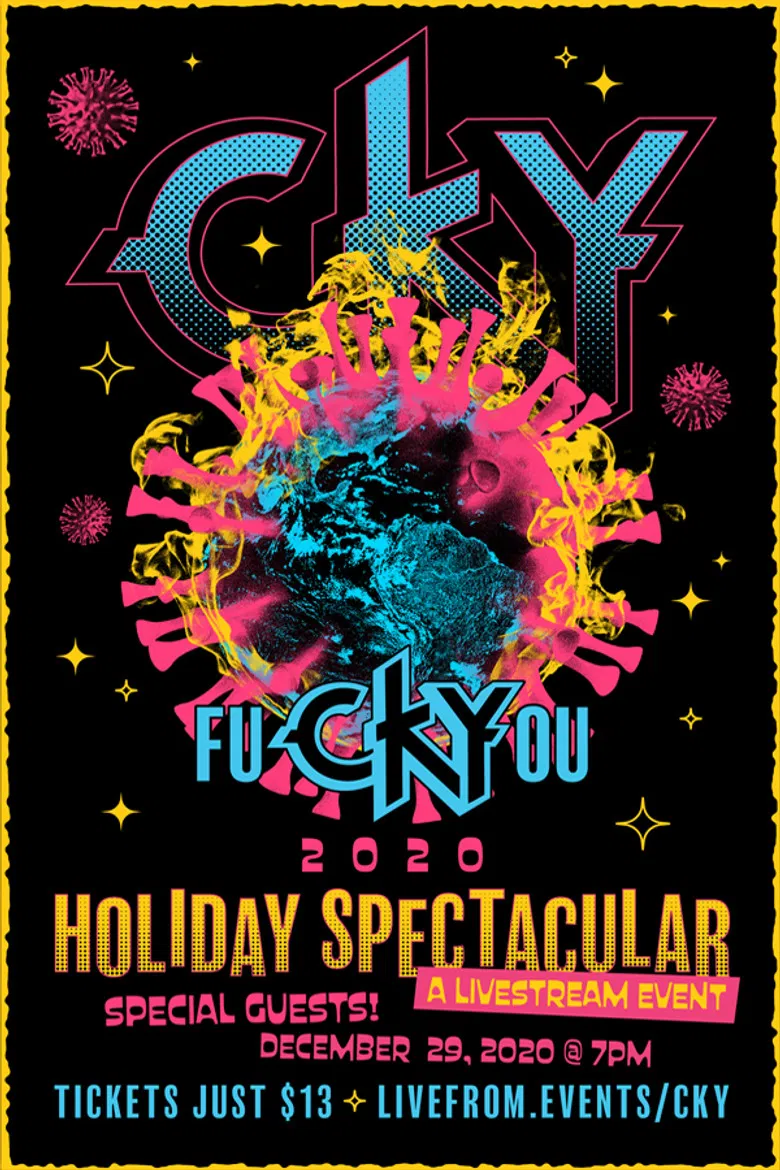 CKY: fuCKYyou 2020 Holiday Spectacular poster background
