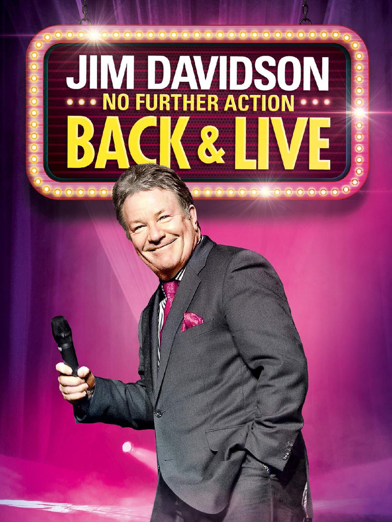 Jim Davidson: No Further Action - Back & Live poster background