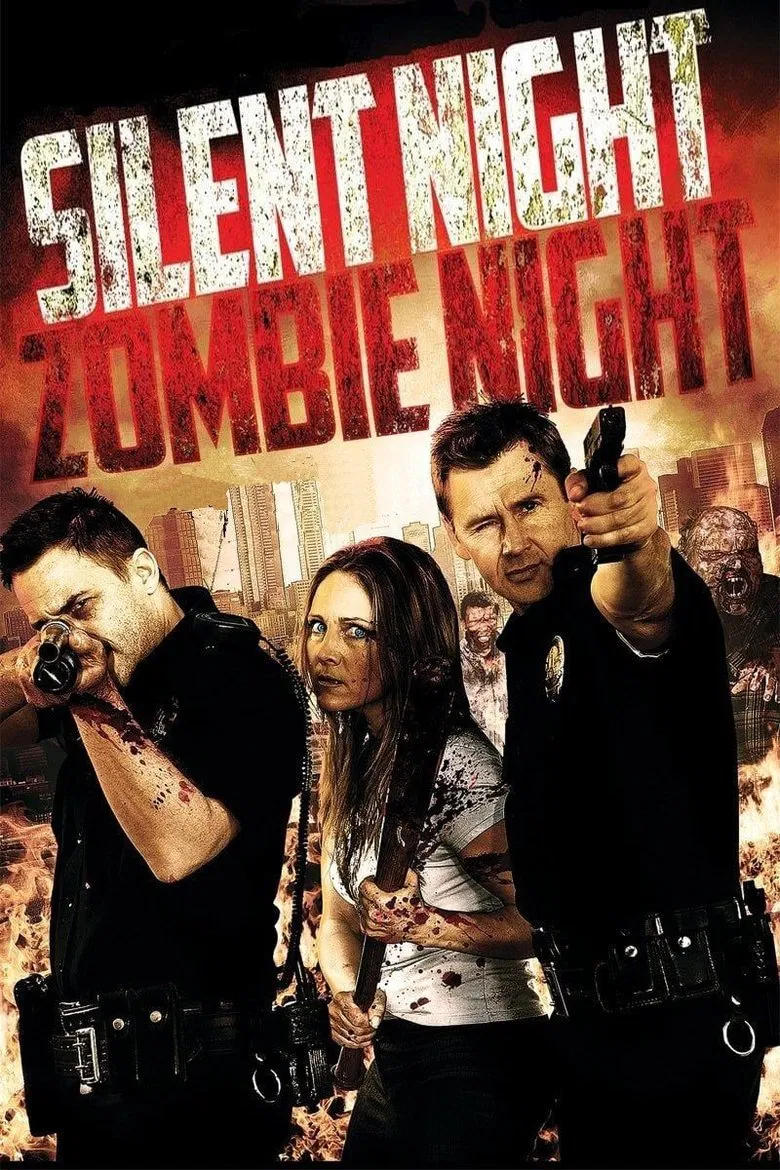 Silent Night, Zombie Night poster background