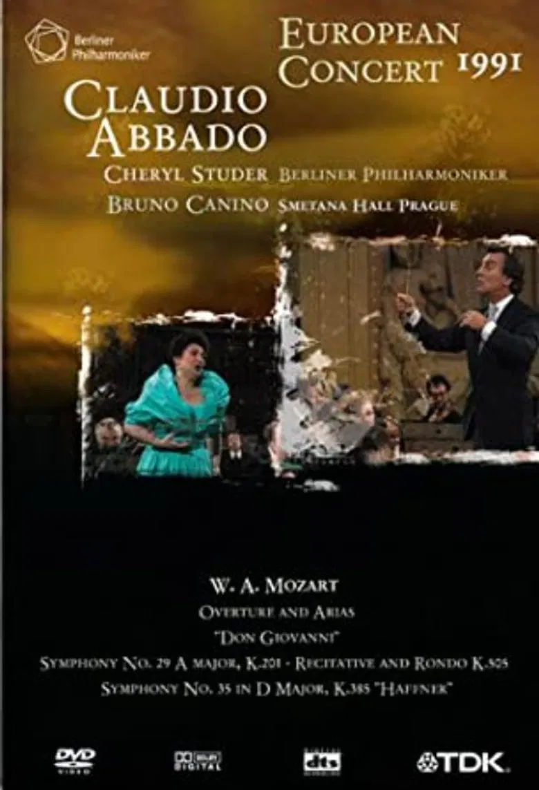 Europakonzert 1991 from Prague poster background