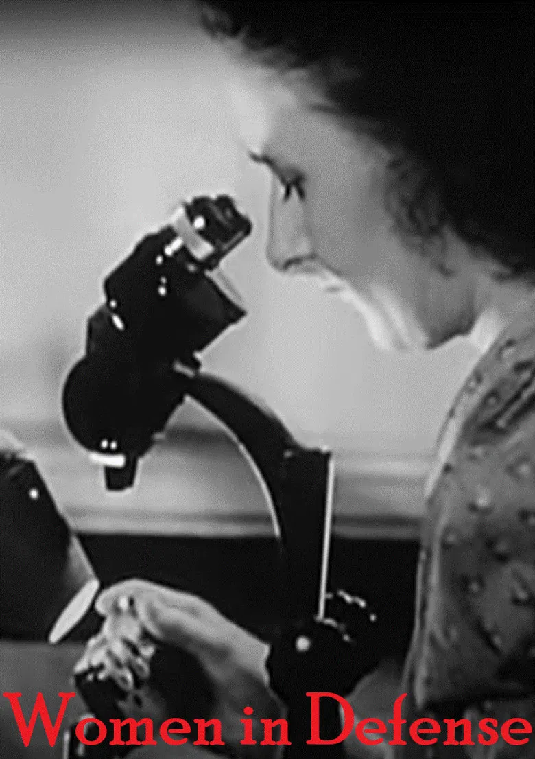 Women in Defense poster background