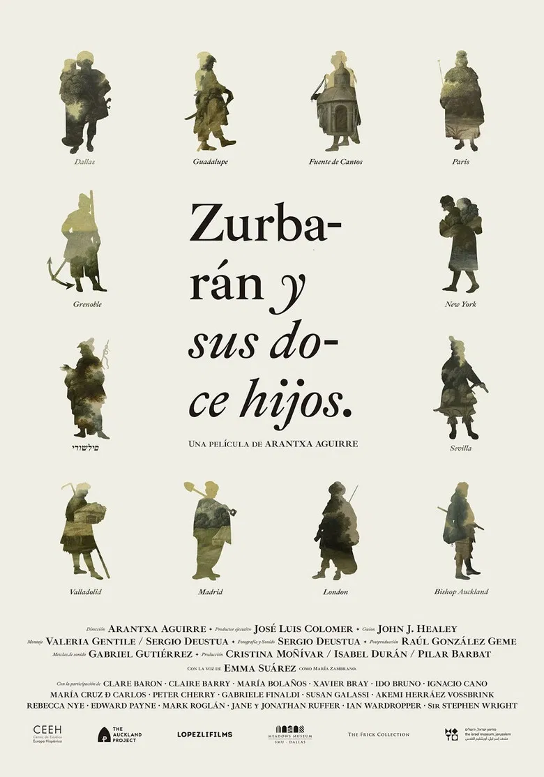 Zurbarán y sus doce hijos poster background