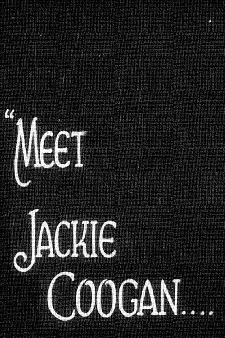 Meet Jackie Coogan poster background