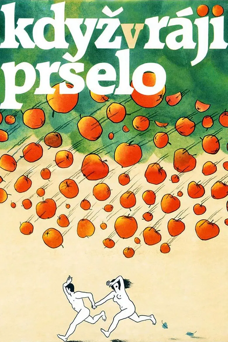 Když v ráji pršelo poster background