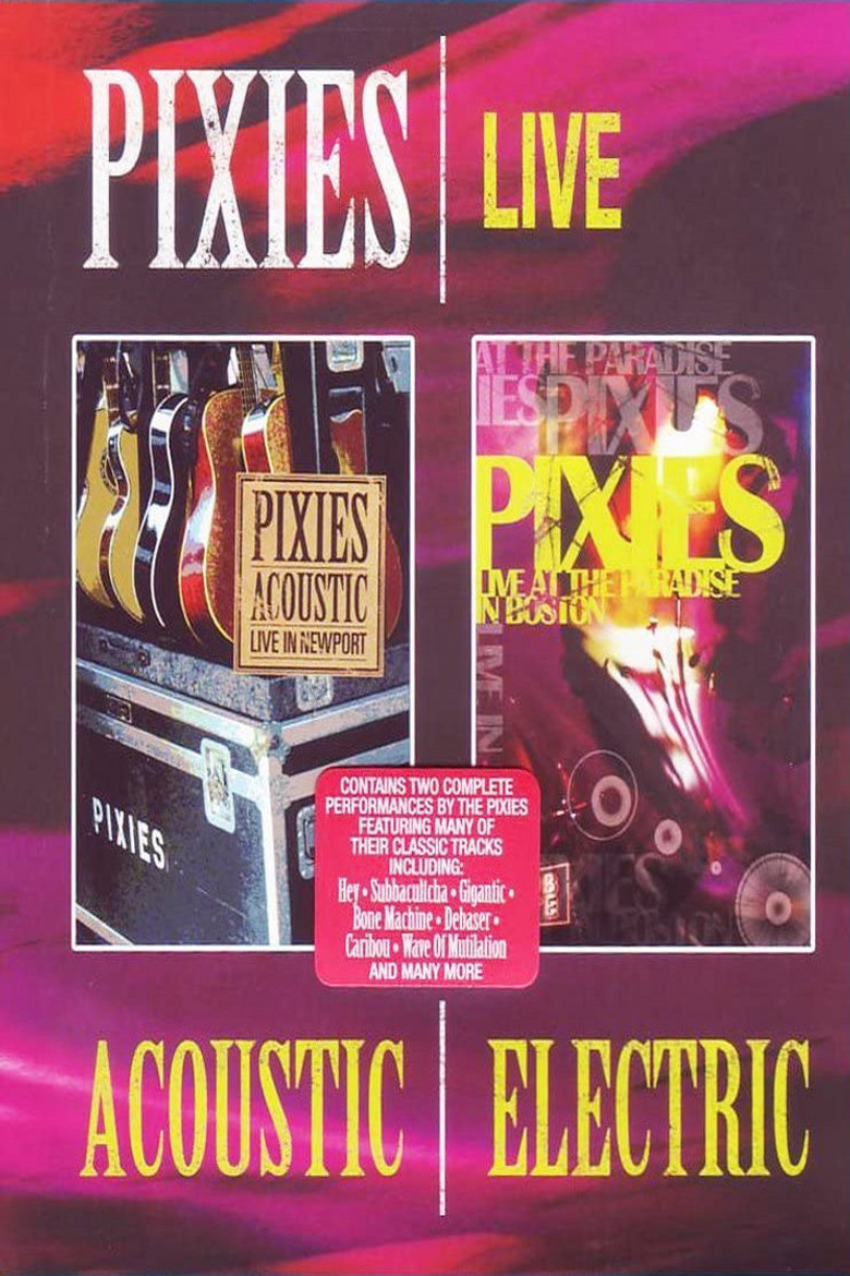 Pixies Acoustic & Electric Live poster background