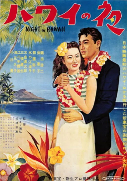 Night in Hawaii poster background