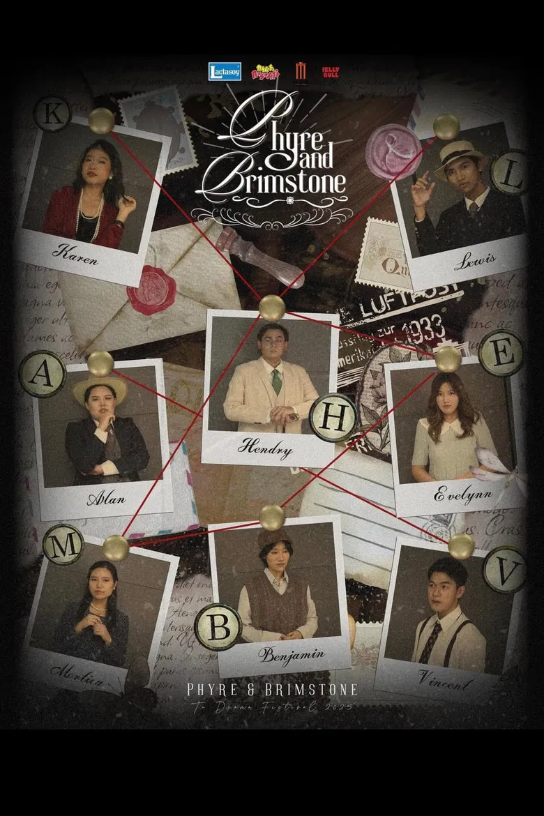 Phyre & Brimstone - TU Drama Festival 2025 : Stage Show poster background