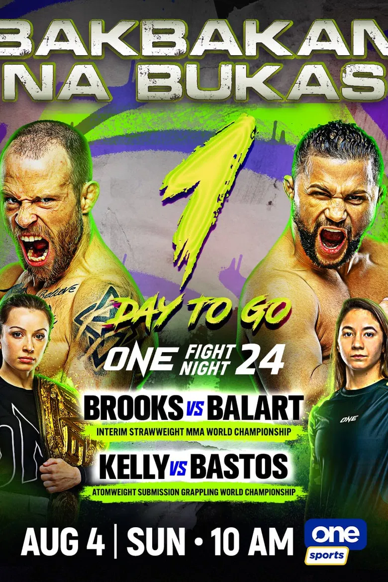 ONE Fight Night 24: Brooks vs. Balart poster background