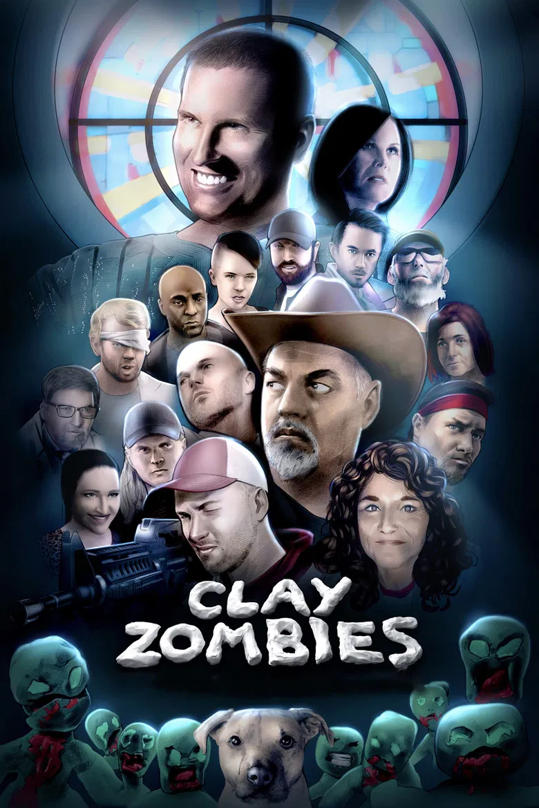 Clay Zombies poster background