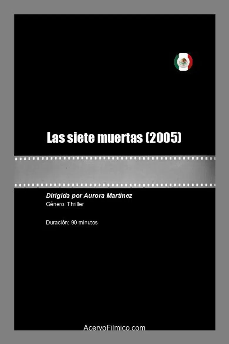 Las siete muertas poster background
