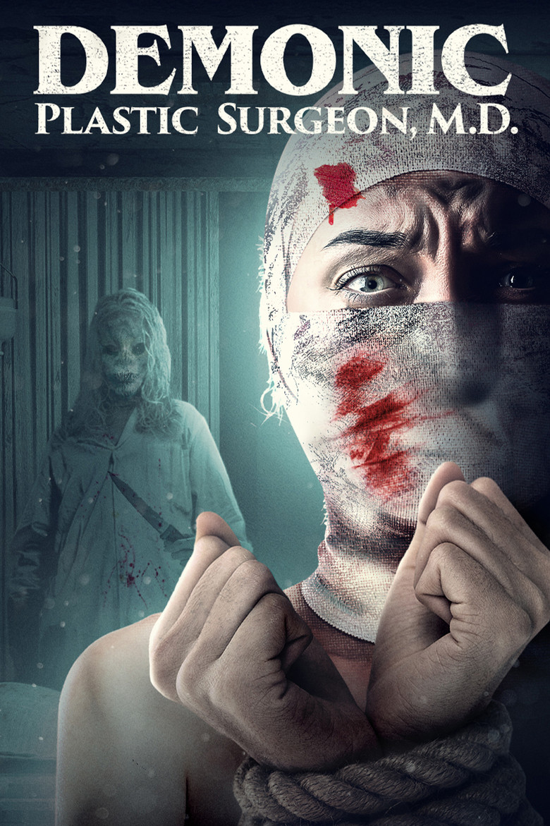 Demonic Plastic Surgeon, M D poster background