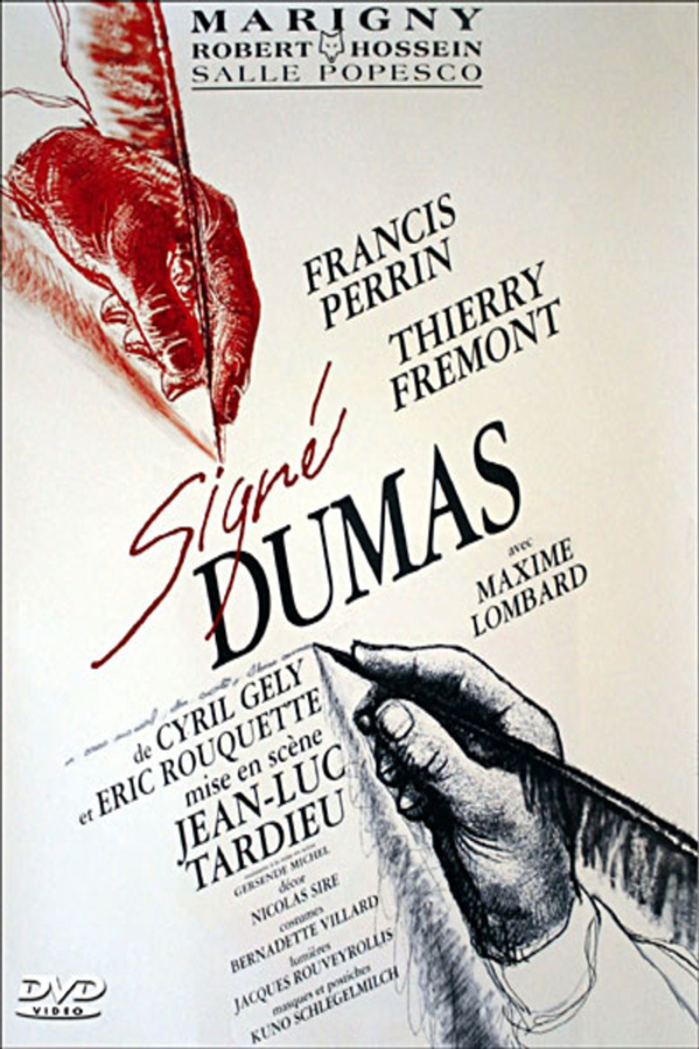 Signé Dumas poster background
