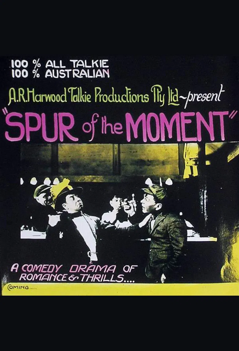 Spur of the Moment poster background
