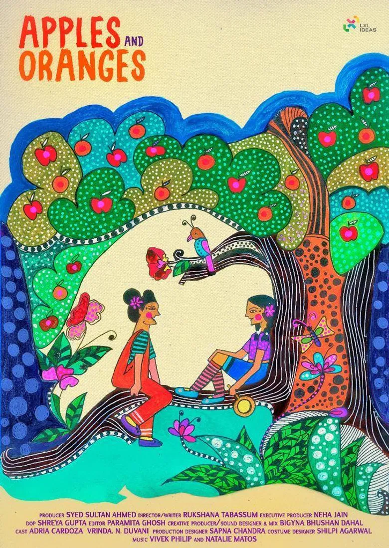 Apples & Oranges poster background