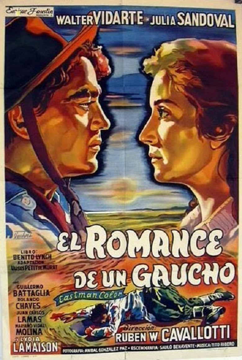 El romance de un gaucho poster background