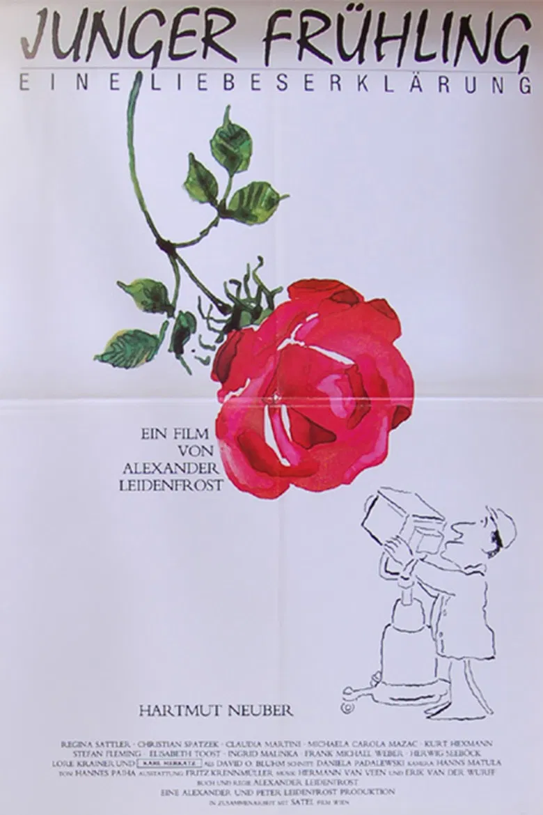 Junger Frühling poster background