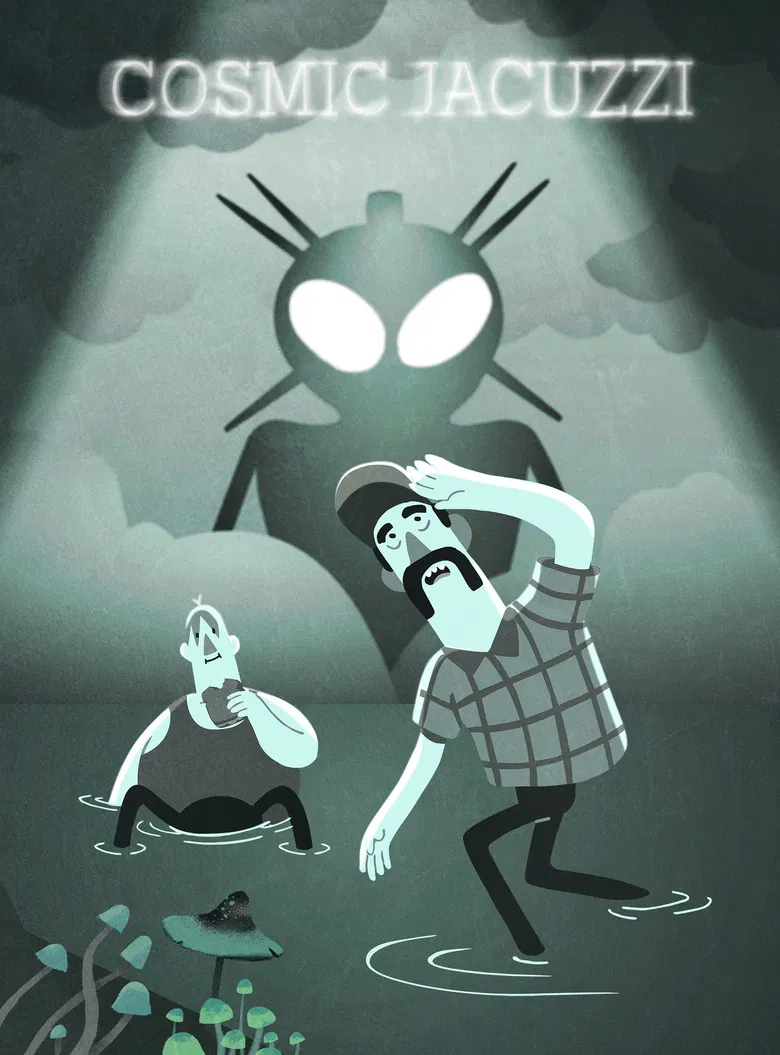 Cosmic Jacuzzi poster background