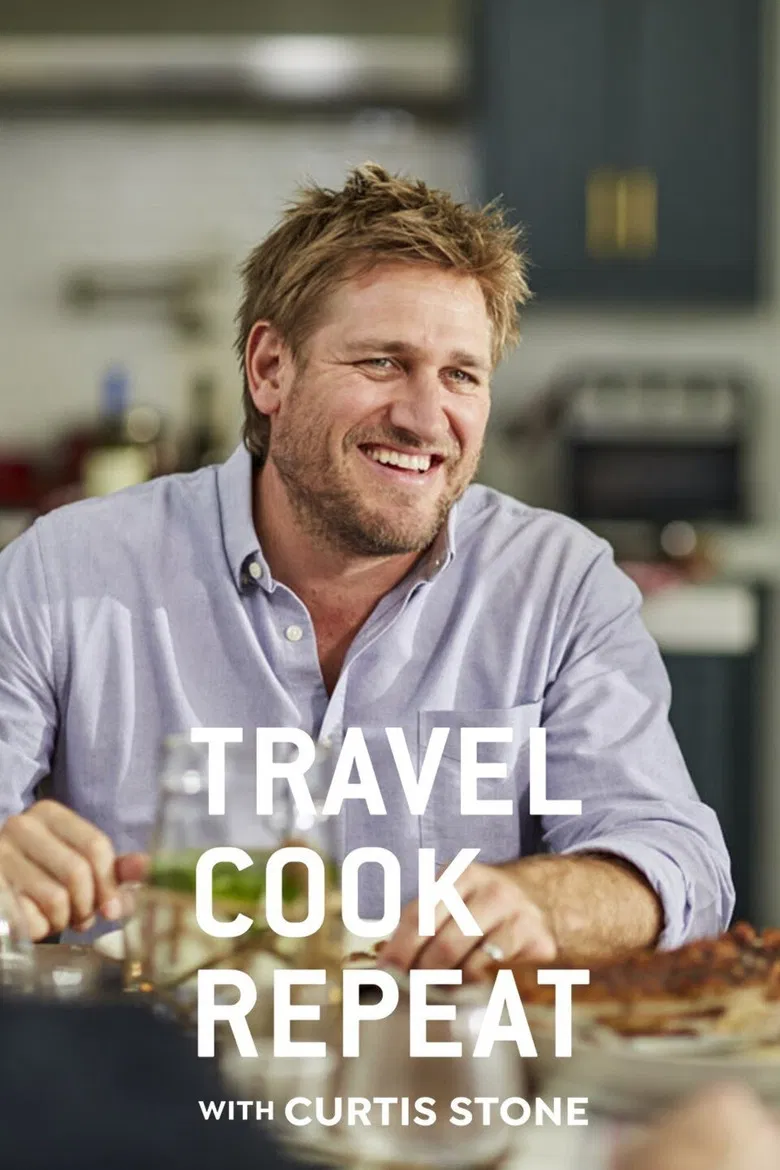 Travel, Cook, Repeat with Curtis Stone poster background