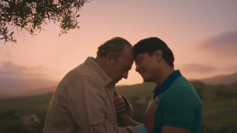 Seph looking at old letters