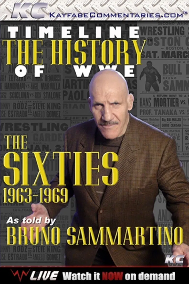 Timeline: The History of WWE – 1963-1969 – As Told By Bruno Sammartino poster background