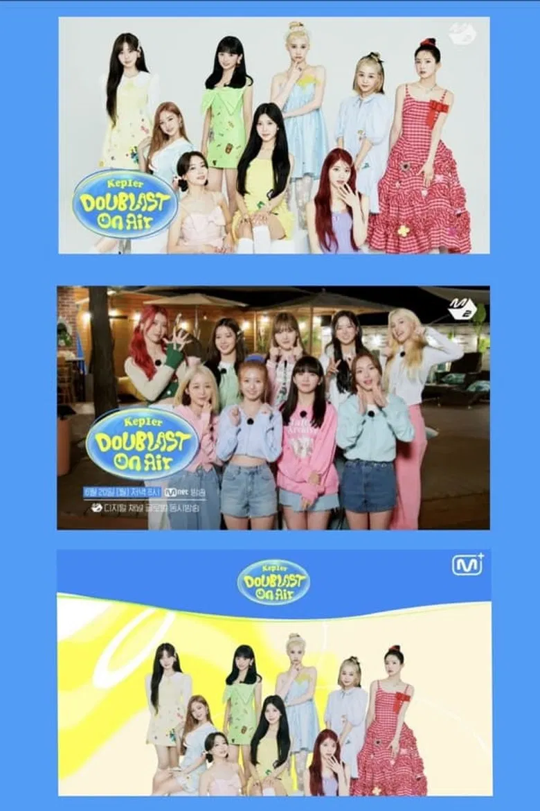 Kep1er DOUBLAST On Air poster background