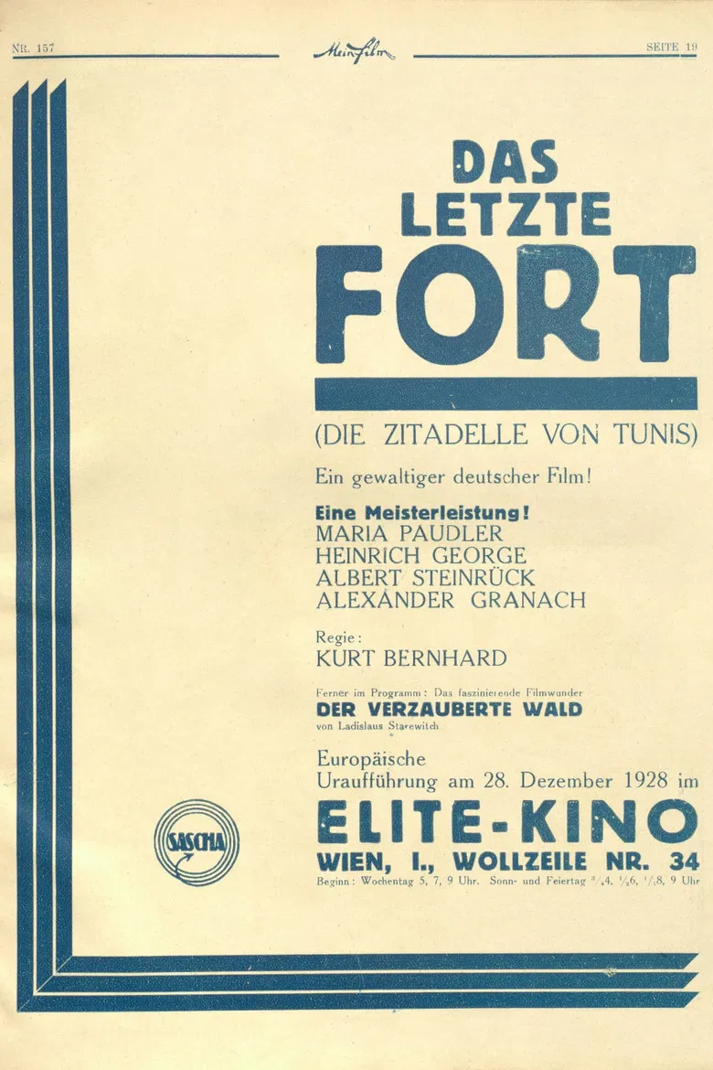 Das letzte Fort poster background