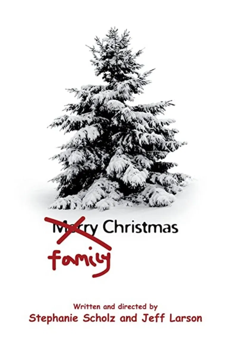 Family Christmas poster background