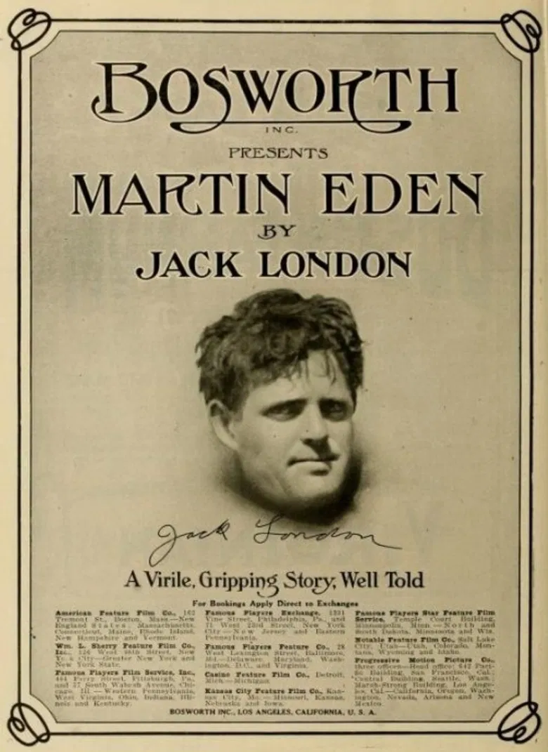 Martin Eden poster background