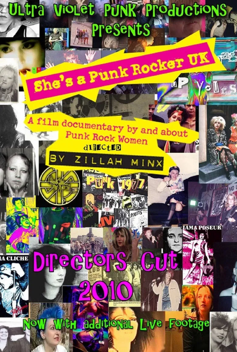She's a Punk Rocker UK poster background